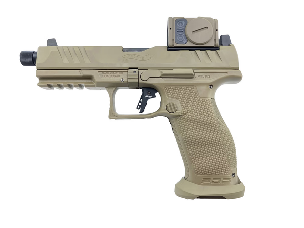 Pistole Walther PDP PRO FS 4.5" 9mm Para - Limited Edition - Set mit Aimpoint Acro P-2 - FDE, Bild 1